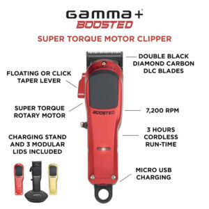 GammaPiu Boosted Επαναφορτιζόμενη Κουρευτική Μηχανή - Image 4