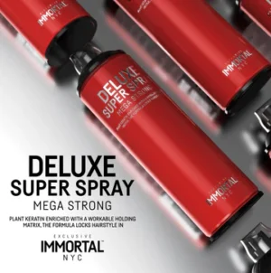 IMMORTAL Deluxe Super Strong Hair Spray' Shine Look/500ml
