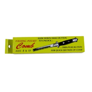“NOVELTY GREASER FOLDING SWITCHBLADE HAIR COMB"