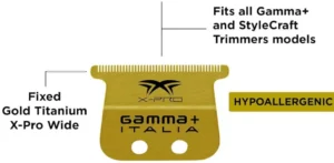 Gamma  x pro blade gold (trimmer) ΚΟΠΤΙΚΟ - Image 2