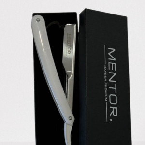 MENTOR barber premium φαλτσέτα (λευκή)