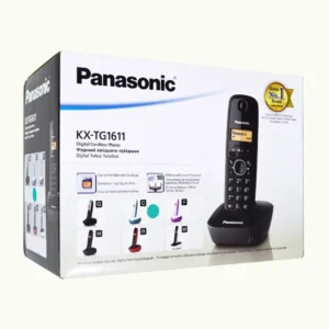 Ασύρματο Ψηφιακό Τηλέφωνο Panasonic KX-TG1611GRC Λευκό-Τυρκουάζ - Image 2