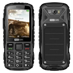 Maxcom MM920 2.8" Water-dust proof IP67 με Φακό, Ραδιόφωνο (Λειτουργεί χωρίς Handsfree) και Κάμερα Μαύρο