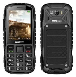 Maxcom MM920 2.8" Water-dust proof IP67 με Φακό, Ραδιόφωνο (Λειτουργεί χωρίς Handsfree) και Κάμερα Μαύρο