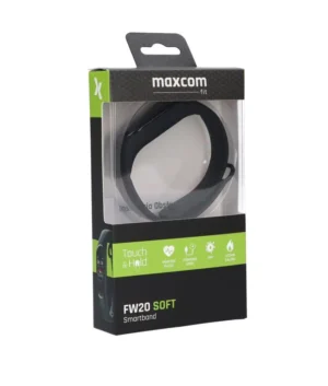 Maxcom Smartband FW20 Soft Μαύρο IP67 Silicon Band - Image 2