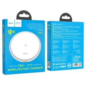Επιτραπέζια Βάση Ασύρματης Φόρτισης Hoco CW26 Powerful 5V/2A Fast Charging έως 15W Λευκό - Image 4