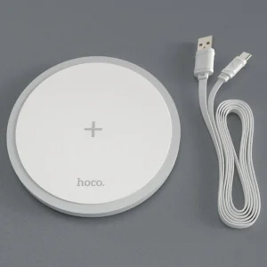 Επιτραπέζια Βάση Ασύρματης Φόρτισης Hoco CW26 Powerful 5V/2A Fast Charging έως 15W Λευκό - Image 3