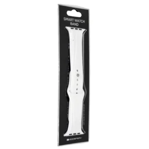 Watchband Goospery Silicone 42mm για Apple Watch series 4/3/2/1 Λευκό - Image 2