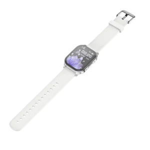 Smartwatch Hoco Y19 IP68 AMOLED Οθόνη 1.96" 300mAh V5.2 με Δυνατότητα Κλήσεων Ασημί - Image 2