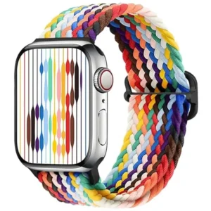 Watchband Noozy 42/44/45/49mm για Apple Watch 1/2/3/4/5/6/7/8/9/se/ultra 1/ultra 2 Μαύρο Nylon Woven Band - Image 2