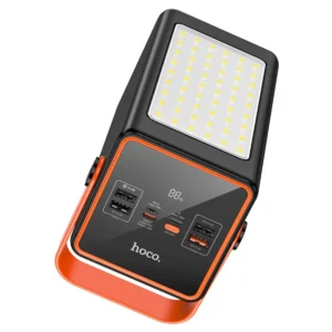 Power Bank Hoco J107 Super 90000mAh με Φακό PD3.0, PD20W, QC3.0, QC2.0 με 3xUSB-A και USB-C Μαύρο - Image 2