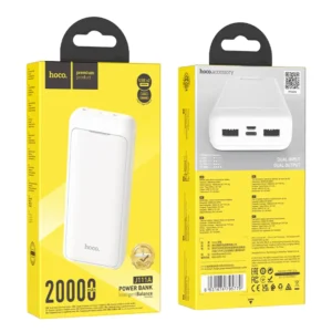 Power Bank Hoco J111A 20000mAh 96Wh με 2x USB-A 5V/2A Λευκό - Image 2