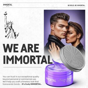 Immortal The Eternity Pomade Styling Gel - 150ml - Image 3